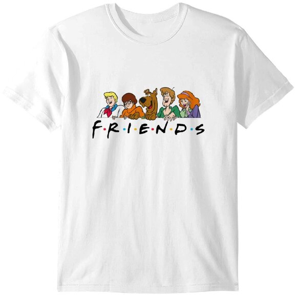 Scooby Doo Friends Shirt – Classic Cartoon Graphic Unisex Tee 24 - Picture 1 of 6